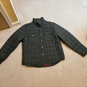 Men's Quilted Jacket in Black